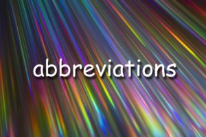 Hologram Industry Abbreviations