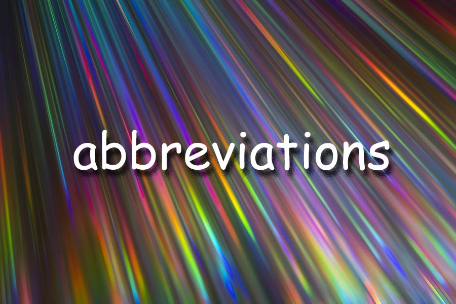 Hologram Industry Abbreviations