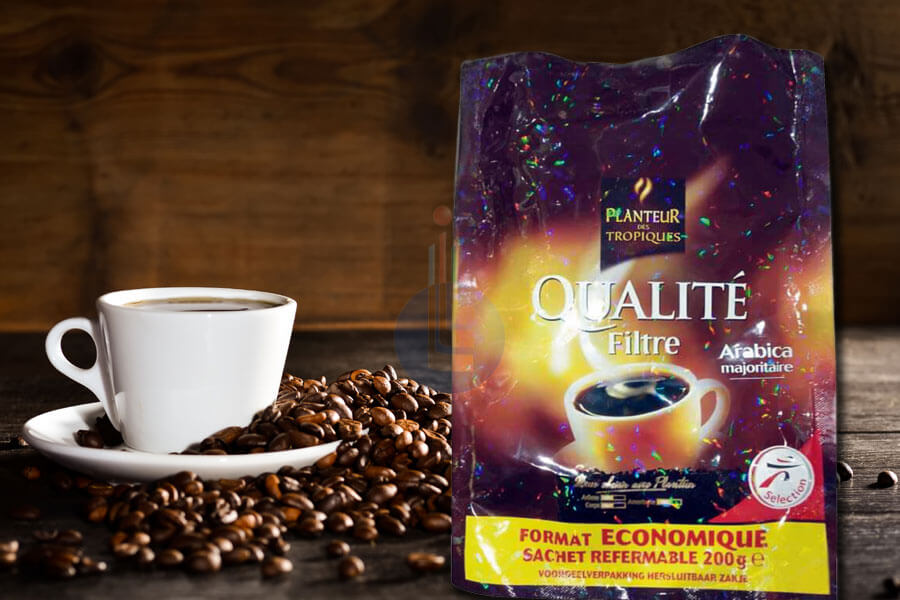 Qualite Coffee Holographic Pouch